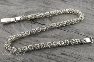 Thick women's silver chain Malvina, фото