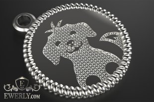 Name pendant for a dog, фото