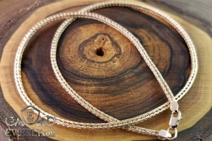 Gold chain "Spica", фото