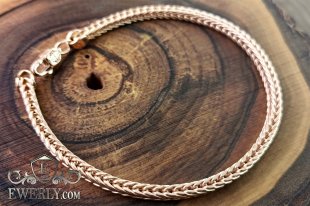 Gold bracelet "Spica", фото