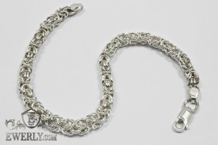 Women's bracelet "Malvina" of silver, фото